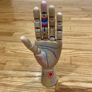 Painted wood hand!